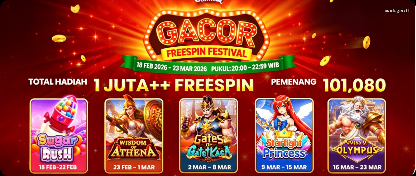 Login madugenit Sekarang Bonus Melimpah